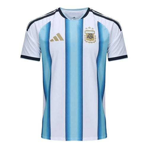 Camisa Argentina I 2026 Torcedor Masculina Listrada