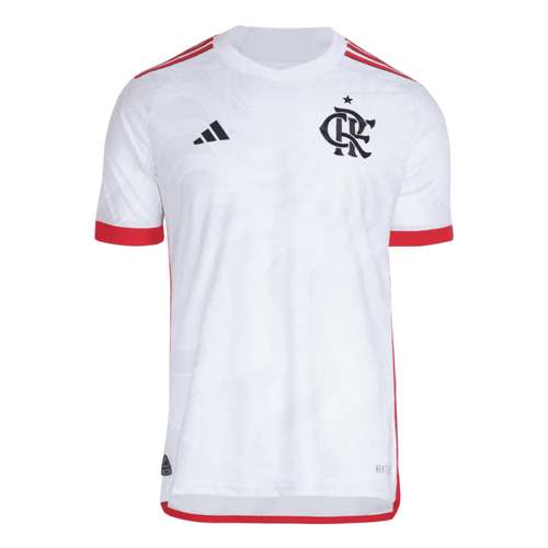 Camisa Flamengo 24/25 II Away Branca Torcedor Masculina De Arrascaeta 14