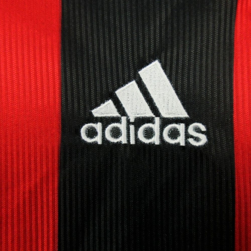 Camisa Futebol AC Milan 1998-99 Home Torcedor Masculina Listrada