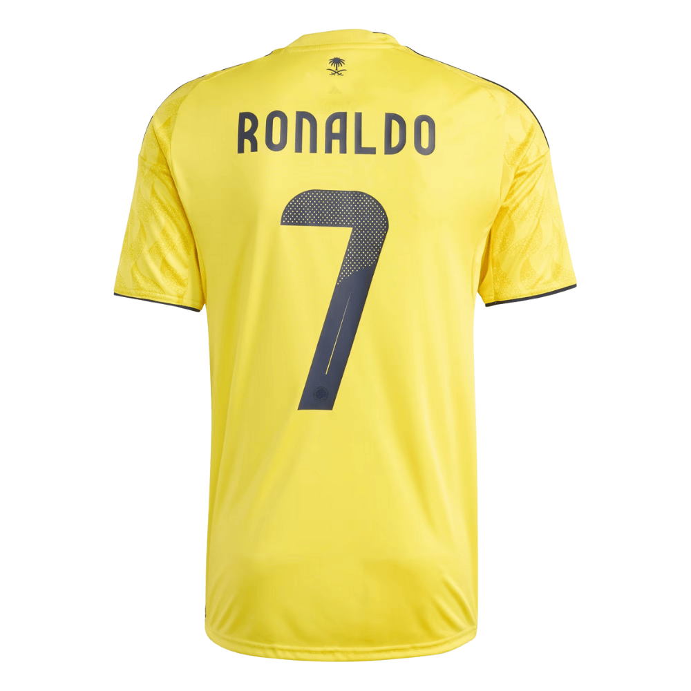Camisa Futebol Al Nassr FC I 25/26 Ronaldo 7 Amarela Masculina