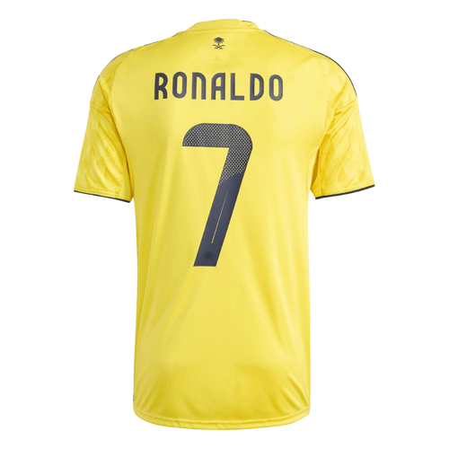 Camisa Futebol Al Nassr FC I 25/26 Ronaldo 7 Amarela Masculina