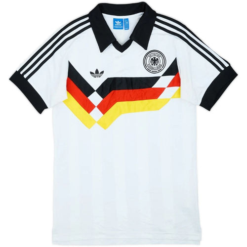 Camisa Futebol Alemanha 1988-90 Home Torcedor Masculina Branca