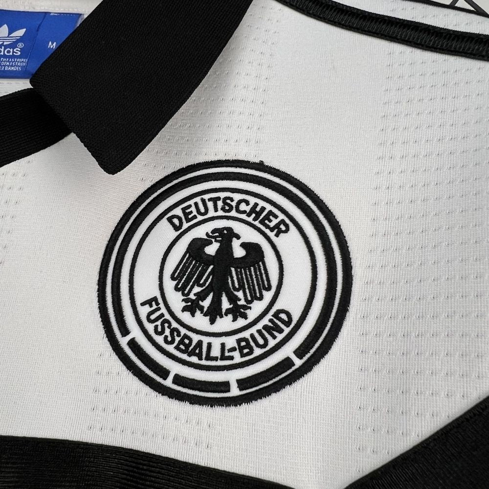 Camisa Futebol Alemanha 1988-90 Home Torcedor Masculina Branca