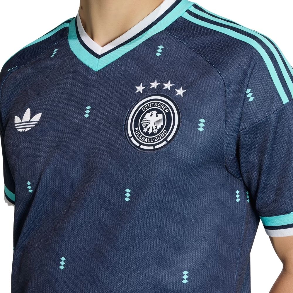 Camisa Futebol Alemanha Copa do Mundo 2026 II Torcedor Azul Masculina