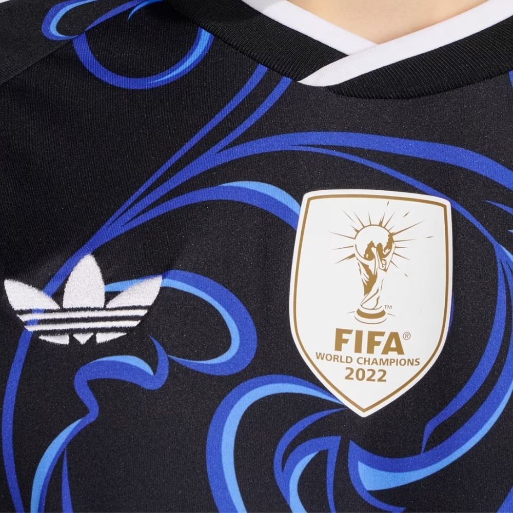 Camisa Futebol Argentina Copa do Mundo 2026 II Patch 2022 Torcedor Preta Masculina