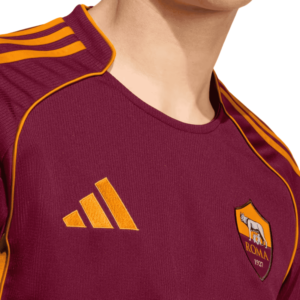 Camisa Futebol AS Roma I 25/26 Vermelha Masculina