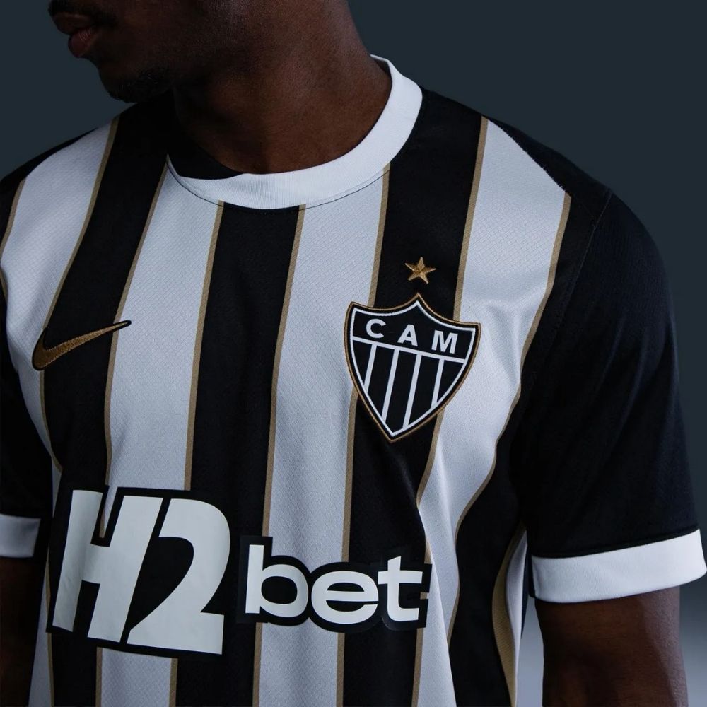 Camisa Futebol Atlético Mineiro I 2026 Listrada Torcedor Masculino