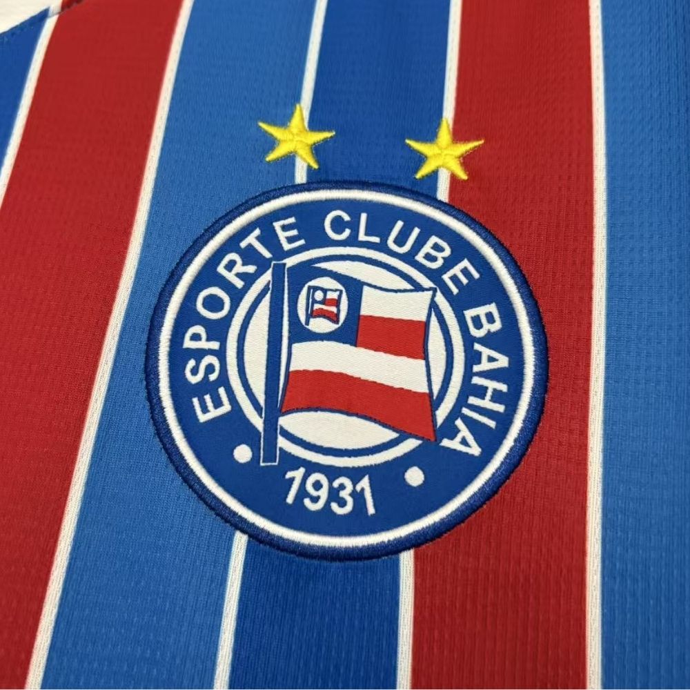 Camisa Futebol Bahia 2026-27 Away Torcedor Azul Listrada Masculina