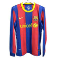 Camisa Futebol Barcelona Retrô Manga Longa 2010/11 Home Torcedor Masculina