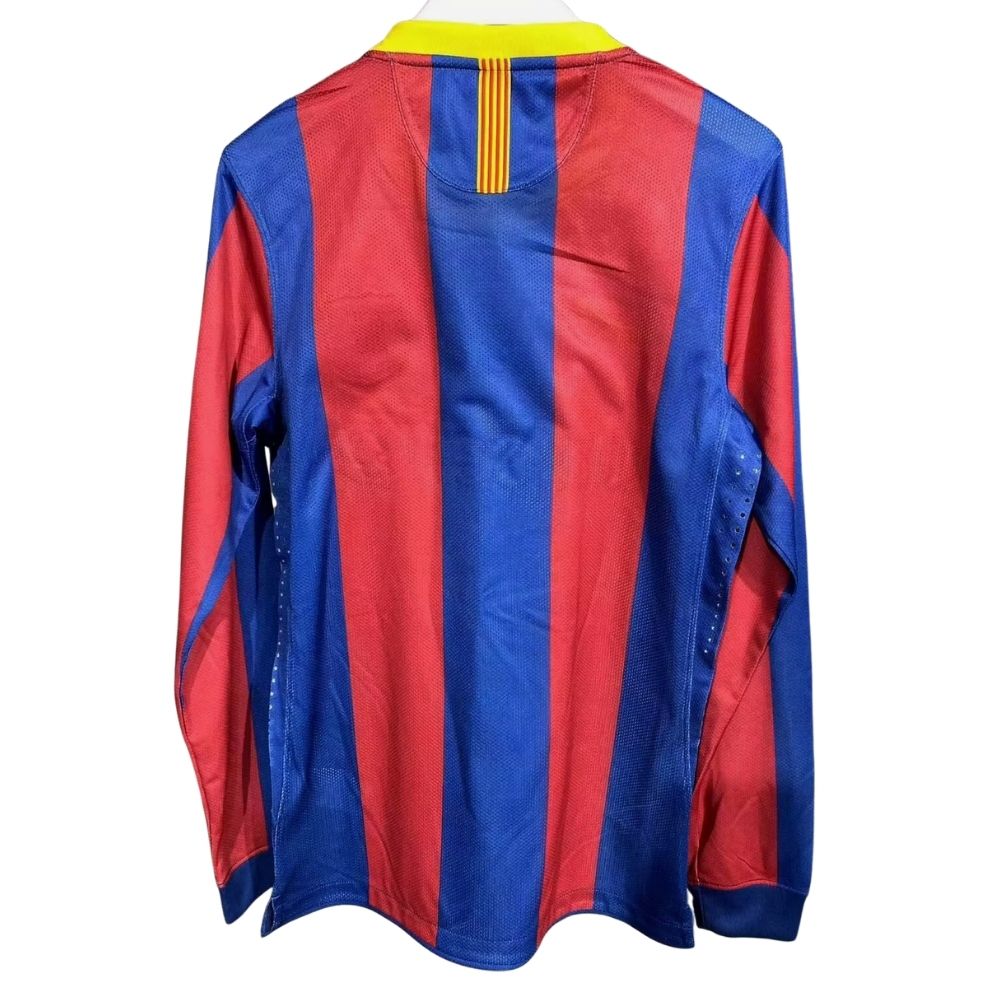 Camisa Futebol Barcelona Retrô Manga Longa 2010/11 Home Torcedor Masculina