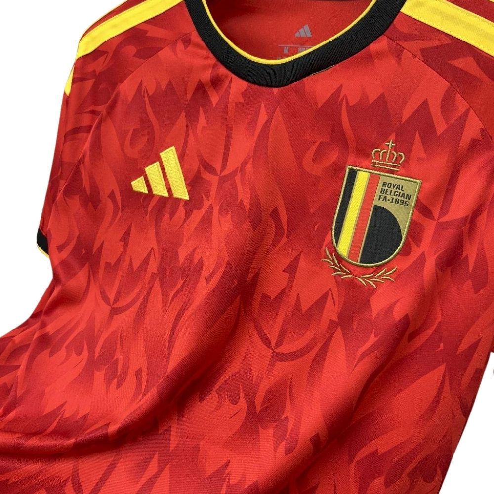 Camisa Futebol Bélgica Copa do Mundo 2026 I Torcedor Vermelha Masculina