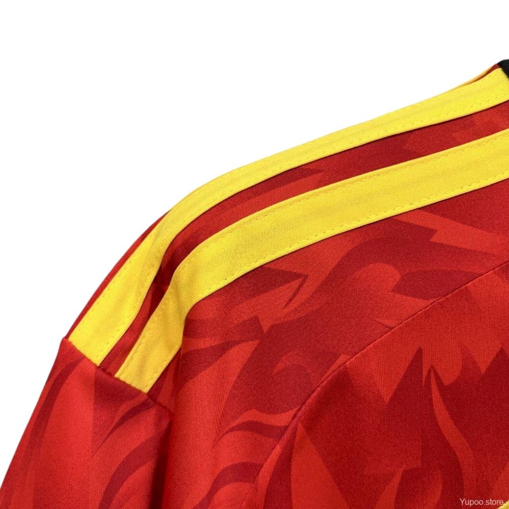 Camisa Futebol Bélgica Copa do Mundo 2026 I Torcedor Vermelha Masculina