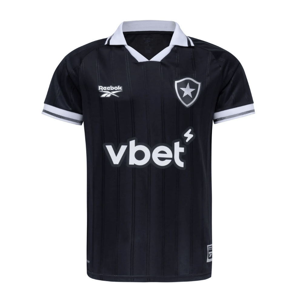 Camisa Futebol Botafogo II 25/26 Torcedor Preta Masculina