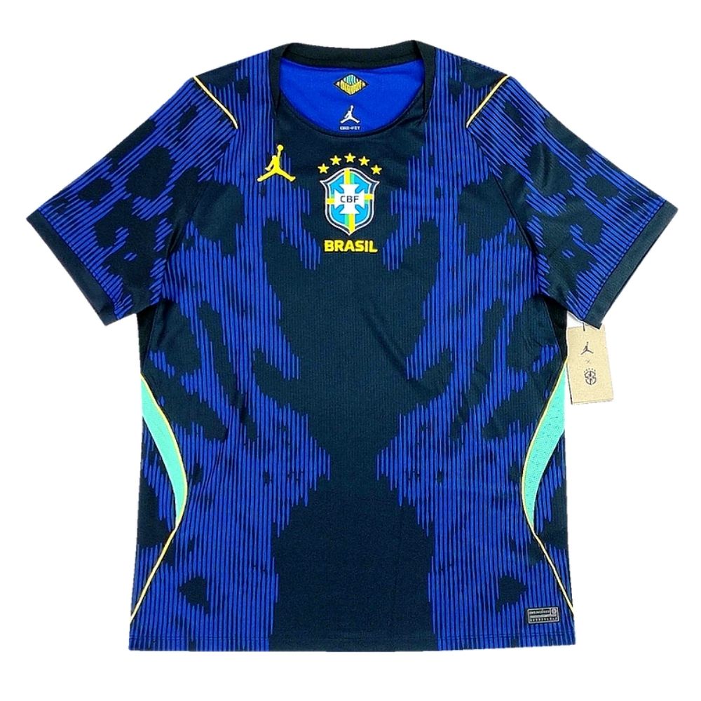 Camisa Futebol Brasil Copa do Mundo 2026 II Jogador Azul Masculina