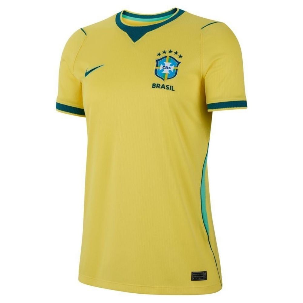 Camisa Futebol Brasil Copa do Mundo 26/27 I Torcedor Amarela Feminina