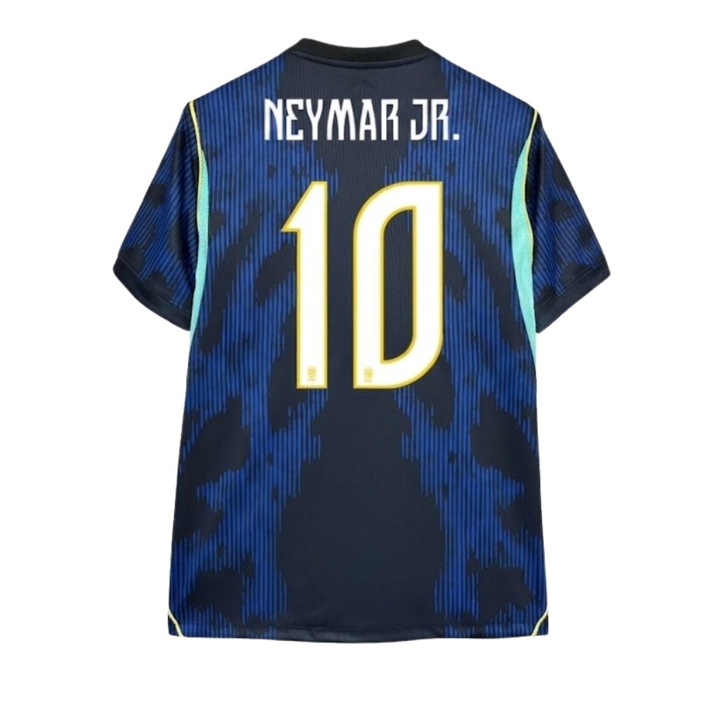 Camisa Futebol Brasil Neymar Jr. 10 Copa do Mundo 2026 II Torcedor Azul Masculina