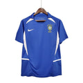 Camisa Futebol Brasil Retrô 2002 II Azul Masculino