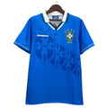 Camisa Futebol Brasil Retrô II Copa do Mundo 1994 Azul Masculina
