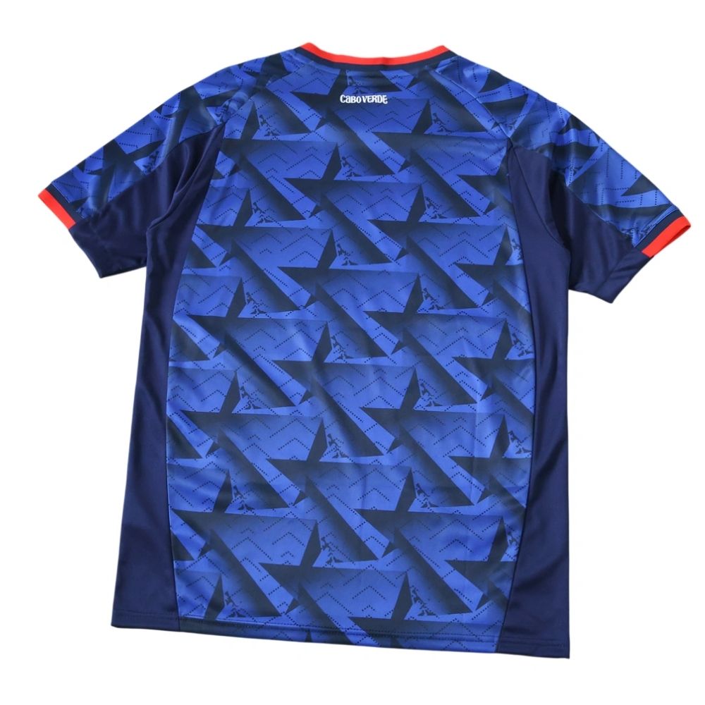 Camisa Futebol Cabo Verde I Copa do Mundo 2026 Torcedor Azul Masculina