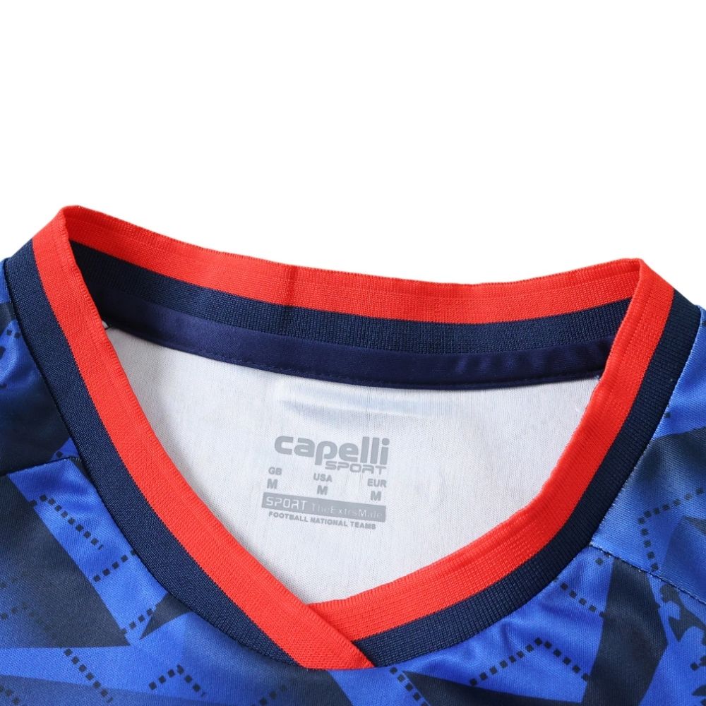 Camisa Futebol Cabo Verde I Copa do Mundo 2026 Torcedor Azul Masculina