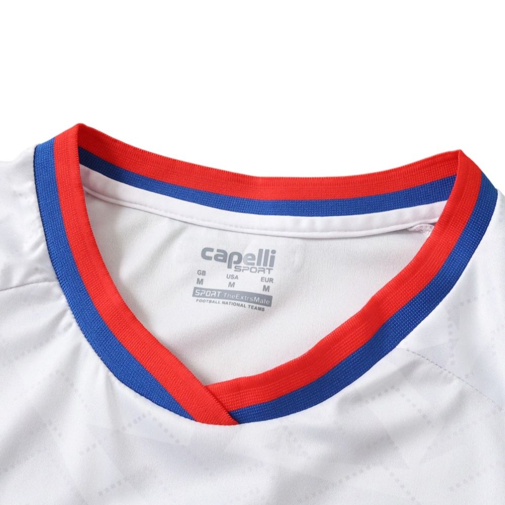 Camisa Futebol Cabo Verde II Copa do Mundo 2026 Torcedor Branca Masculina