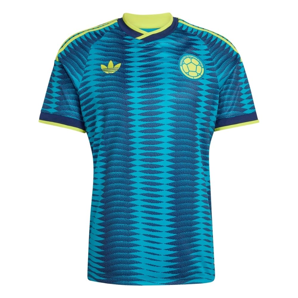 Camisa Futebol Colômbia Copa do Mundo 2026 II Torcedor Azul Masculina