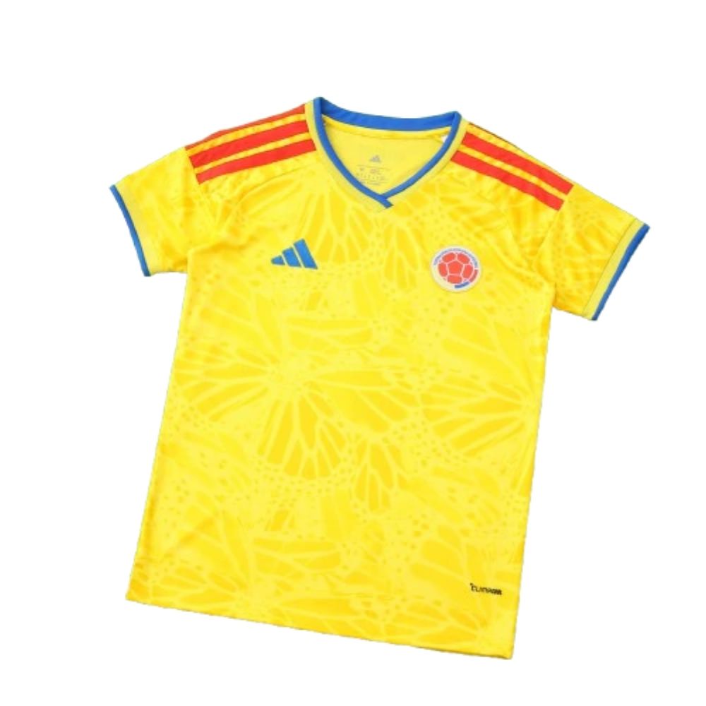 Camisa Futebol Colombia I 2026 Torcedor Amarela Feminina