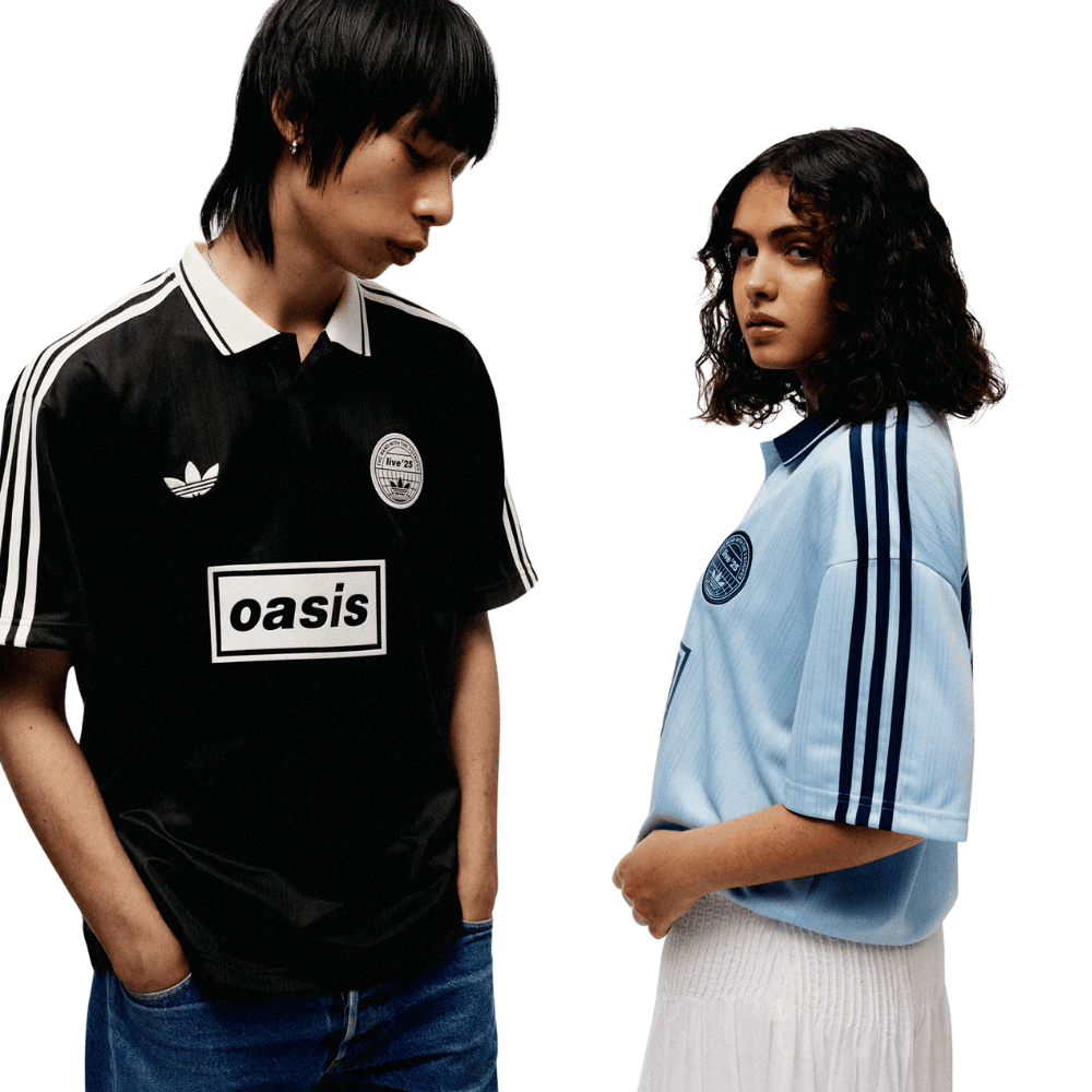 Camisa Futebol Comemorativa Live 25 Oasis x Adidas Torcedor Preta Masculina