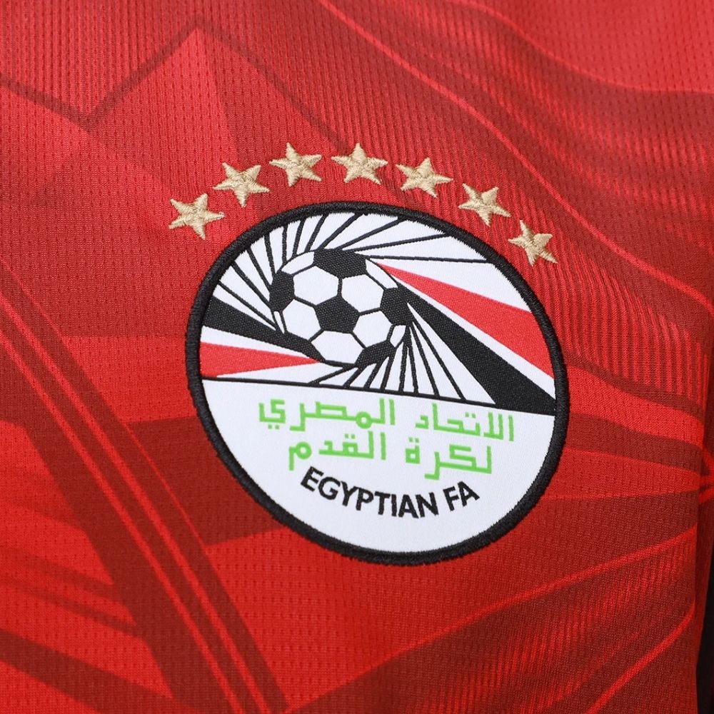 Camisa Futebol Egito Copa do Mundo 2026 I Torcedor Vermelha Masculina