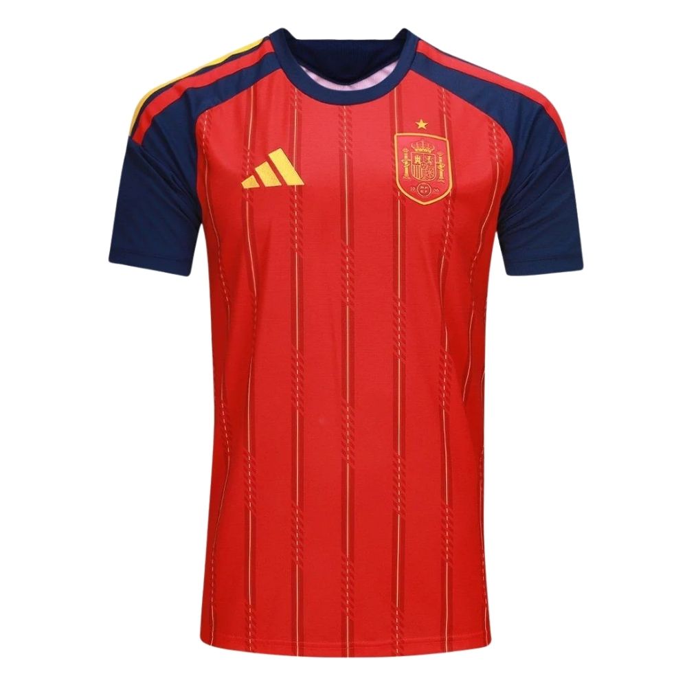 Camisa Futebol Espanha I 2026 Torcedor Vermelha Masculina