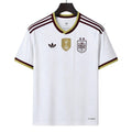 Camisa Futebol Espanha Patch Campeã Copa do Mundo 2026 II Torcedor Off White Masculina