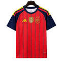 Camisa Futebol Espanha Patch Campeã Copa do Mundo 2026 I Torcedor Vermelha Masculina