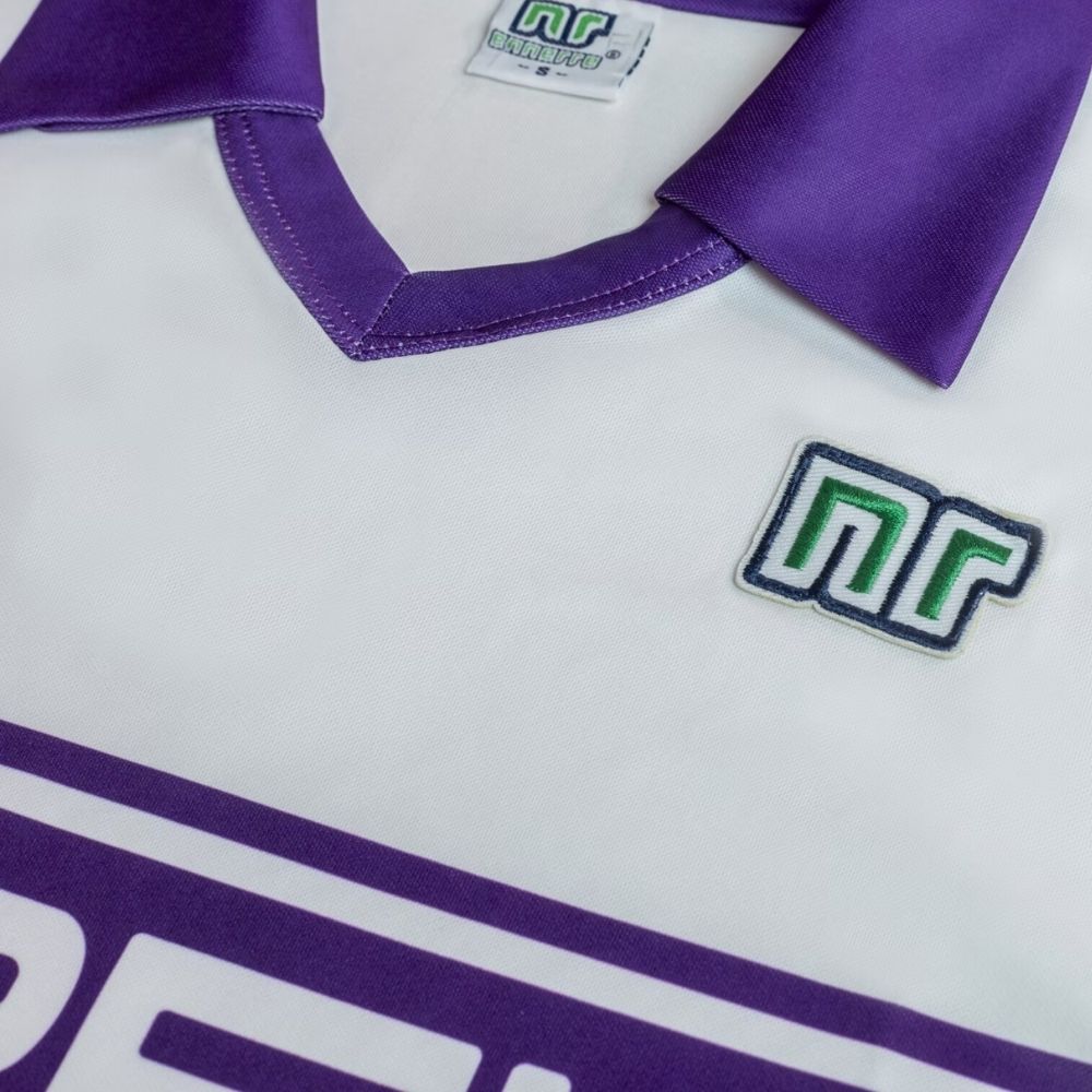 Camisa Futebol Fiorentina 1984-85 Away Torcedor Masculina Branca