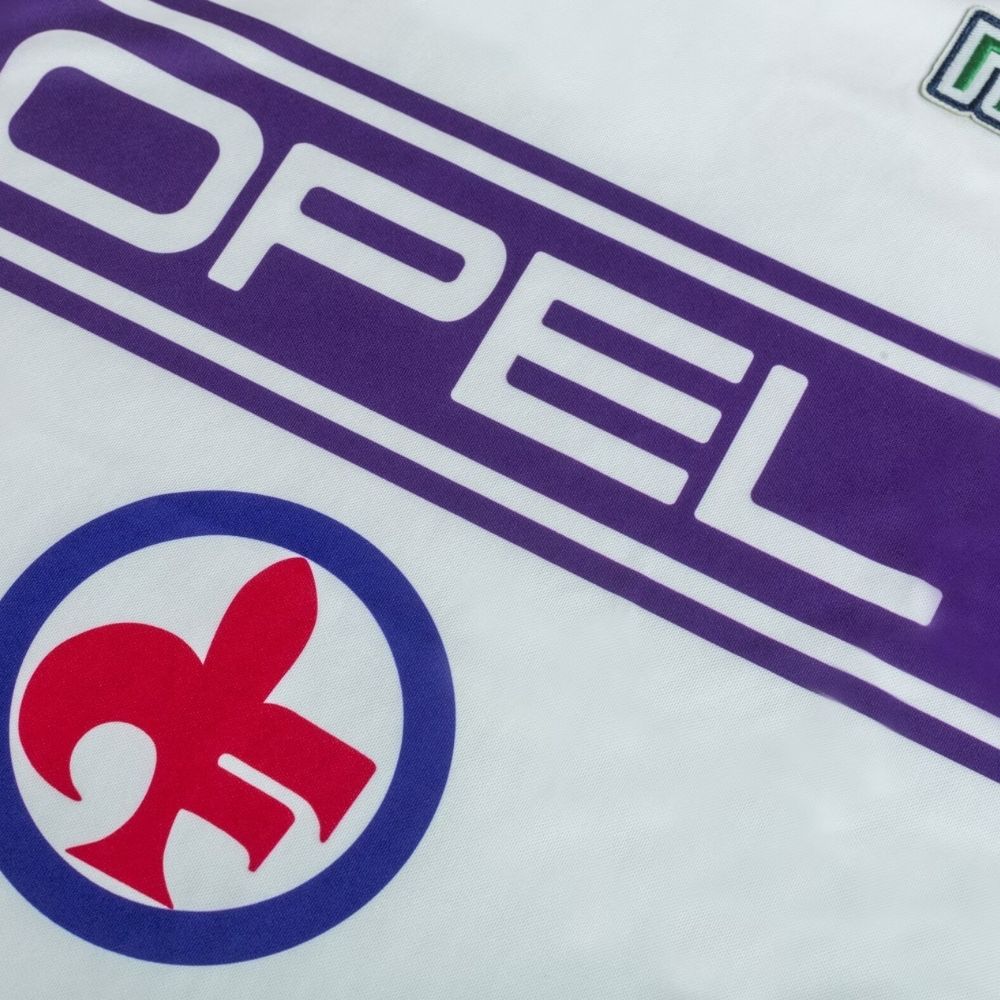 Camisa Futebol Fiorentina 1984-85 Away Torcedor Masculina Branca