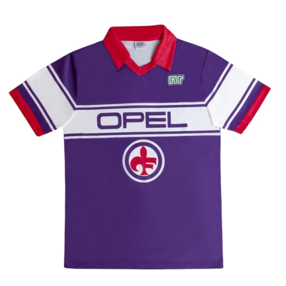 Camisa Futebol Fiorentina 1984-85 Home Torcedor Masculina Roxo