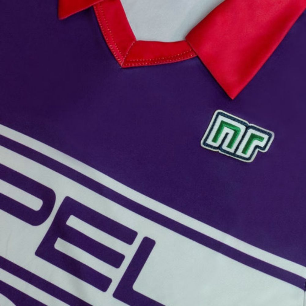 Camisa Futebol Fiorentina 1984-85 Home Torcedor Masculina Roxo