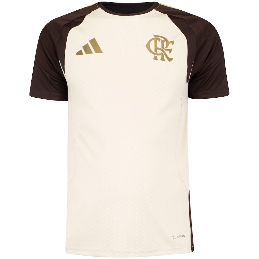 Camisa Futebol Flamengo 26/27 Treino Bege Torcedor Masculina