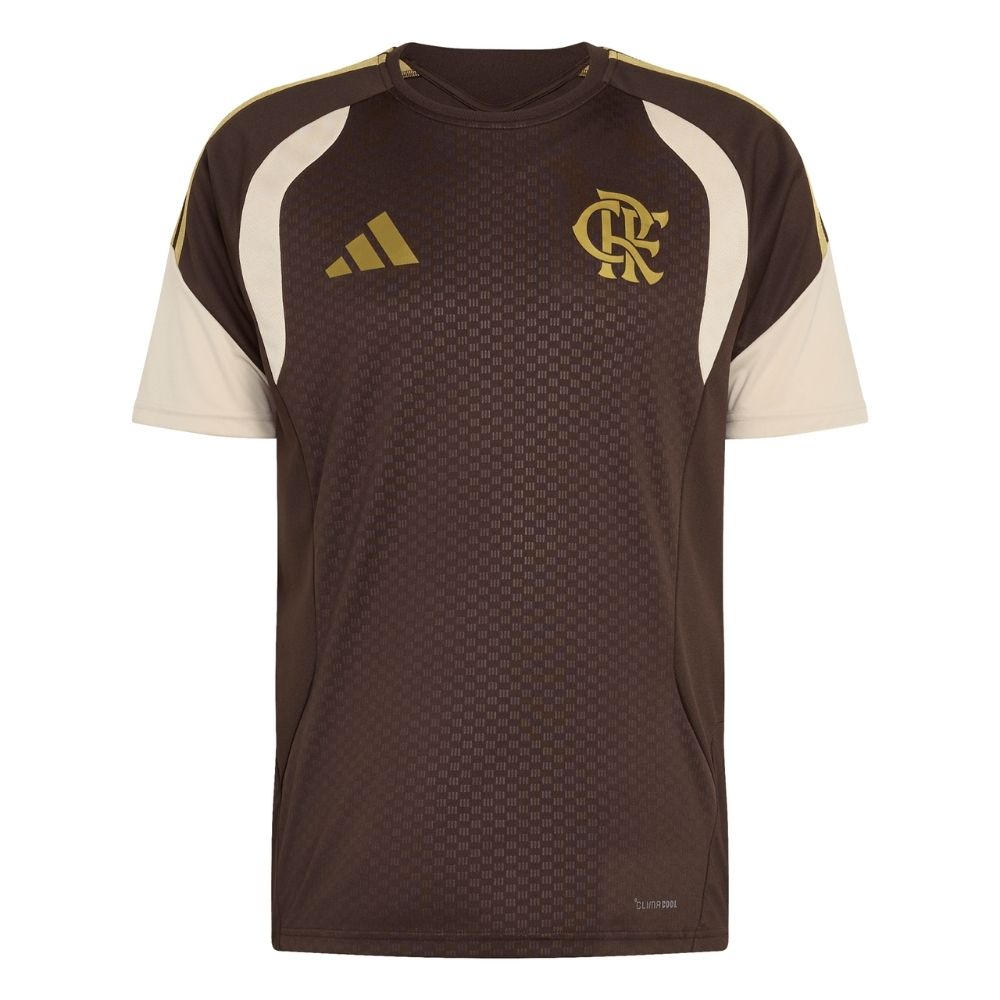 Camisa Futebol Flamengo 26/27 Treino Marrom Torcedor Masculina