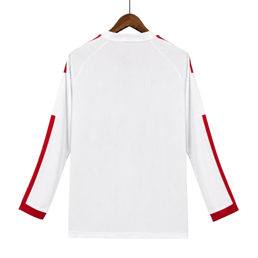 Camisa Futebol Flamengo Manga Longa 2026/2027 Branca Torcedor Masculina