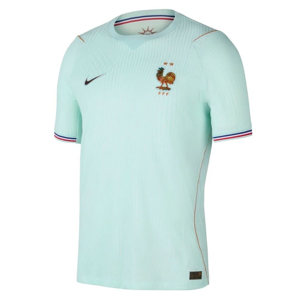 Camisa Futebol França Copa do Mundo 2026 II Torcedor Verde Claro Masculina