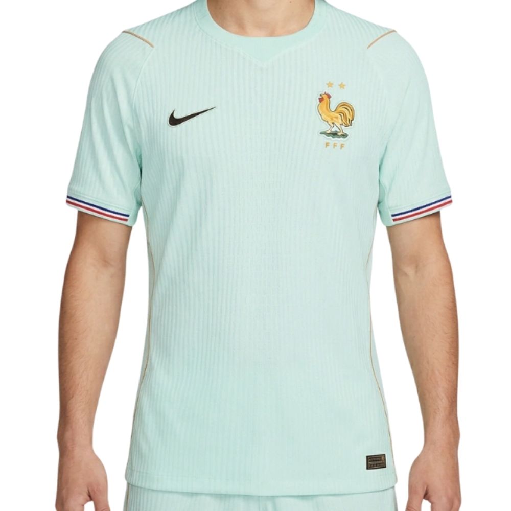Camisa Futebol França Copa do Mundo 2026 II Torcedor Verde Claro Masculina