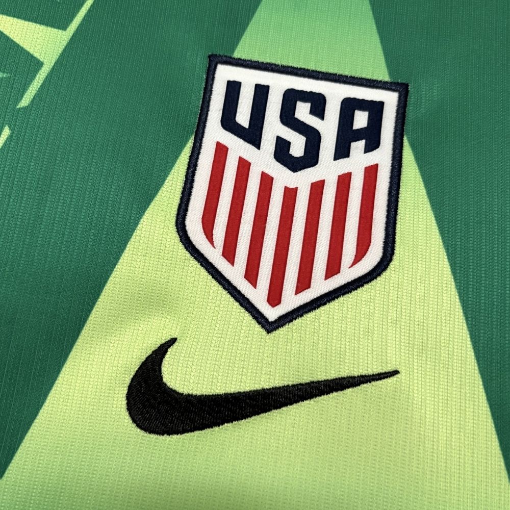 Camisa Futebol Goleiro Estados Unidos Copa do Mundo 2026 Torcedor Verde Masculina
