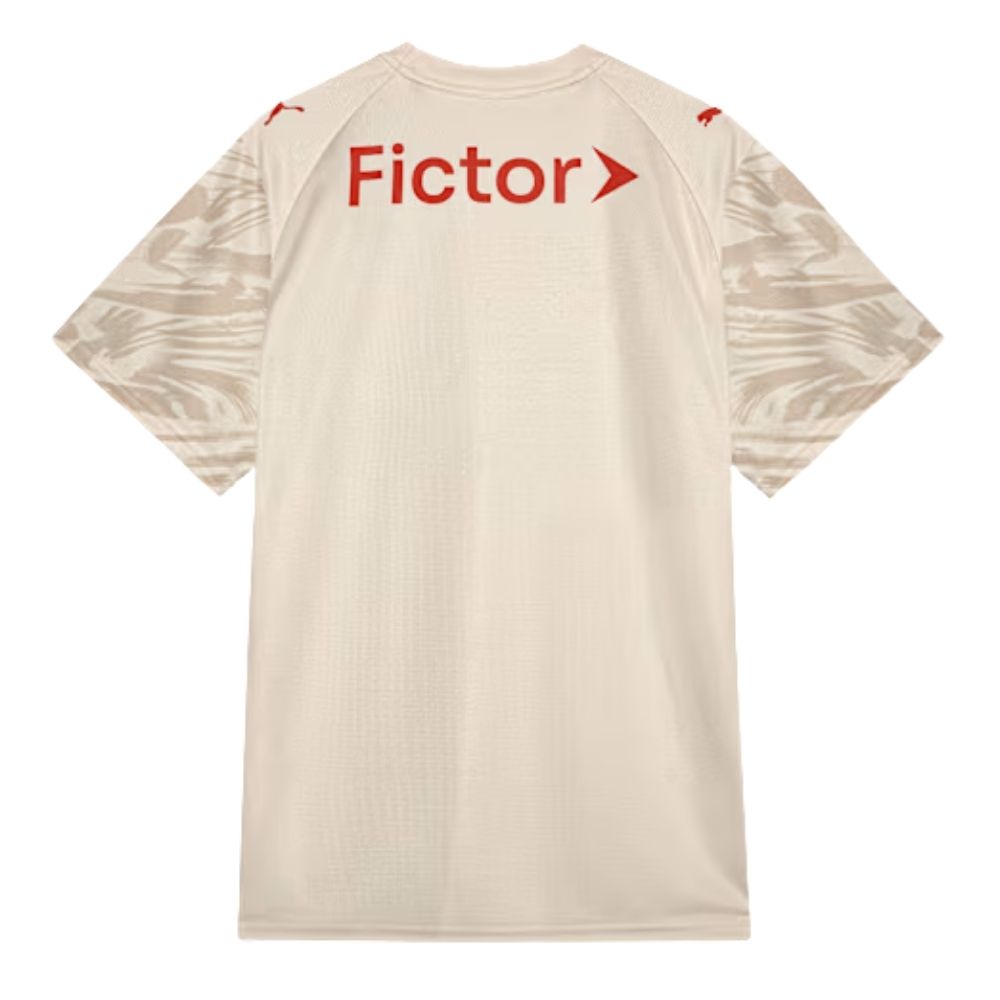 Camisa Futebol Goleiro Palmeiras 2026 Torcedor Creme Masculina