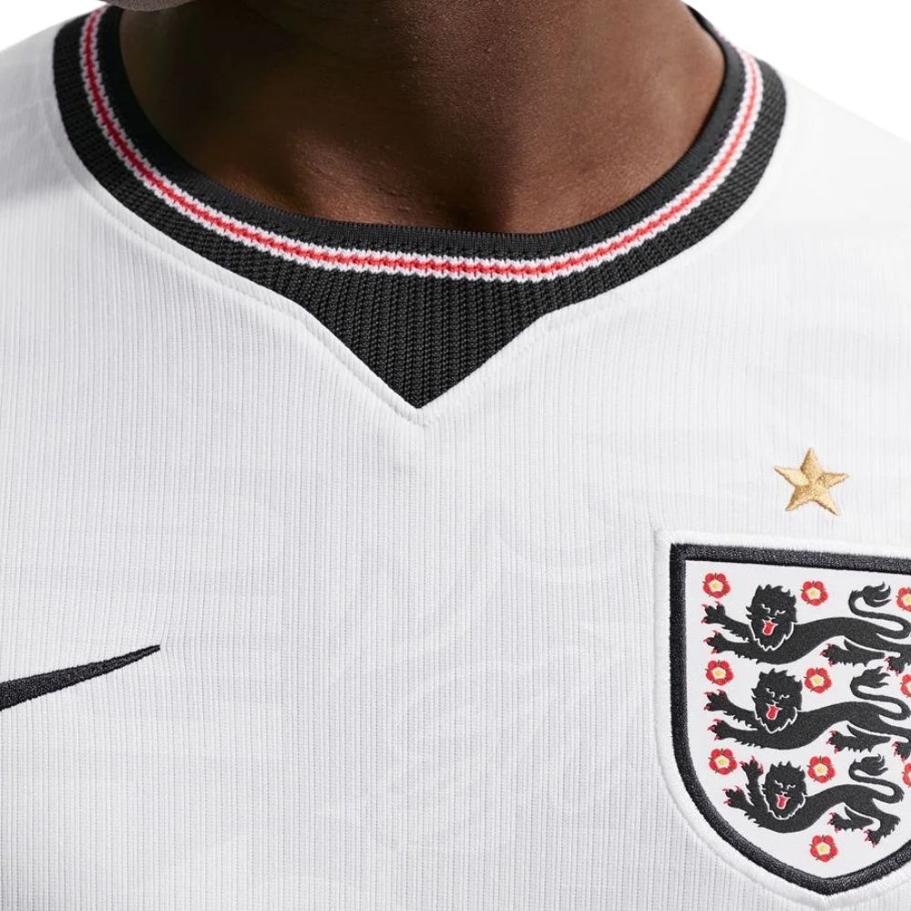 Camisa Futebol Inglaterra Copa do Mundo 2026 I Torcedor Branca Masculina