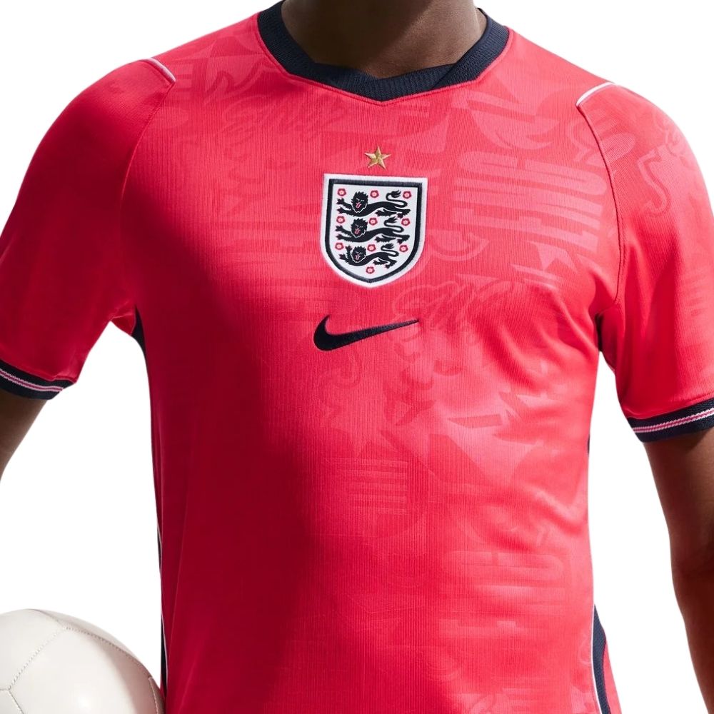 Camisa Futebol Inglaterra Copa do Mundo 2026 II Torcedor Vermelha Masculina