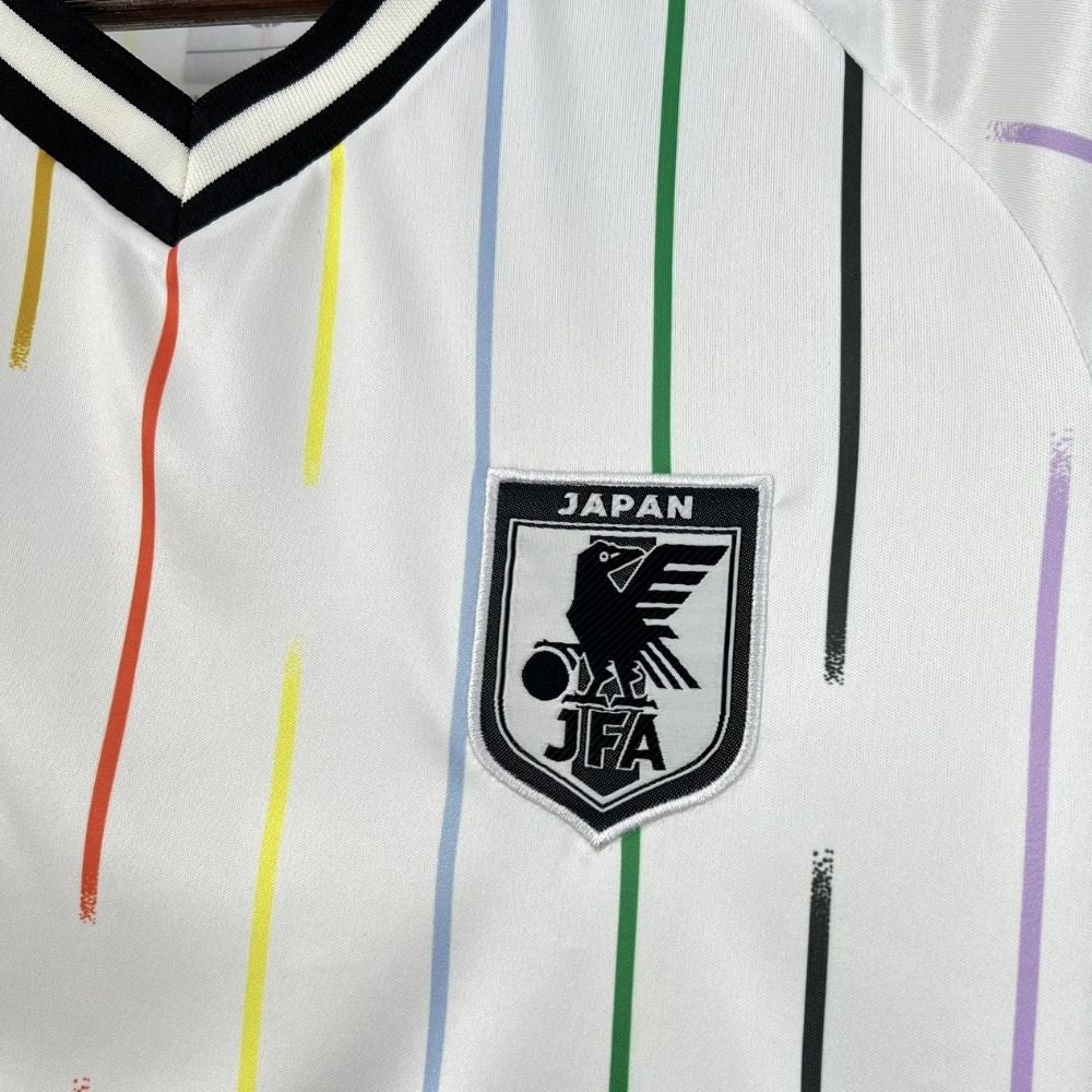 Camisa Futebol Japão Copa do Mundo 2026 II Torcedor Off White Feminina