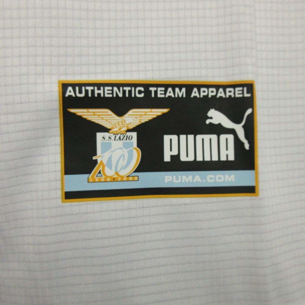 Camisa Futebol Lazio Centenary 1990-00 Veron 23 Torcedor Masculina Branca