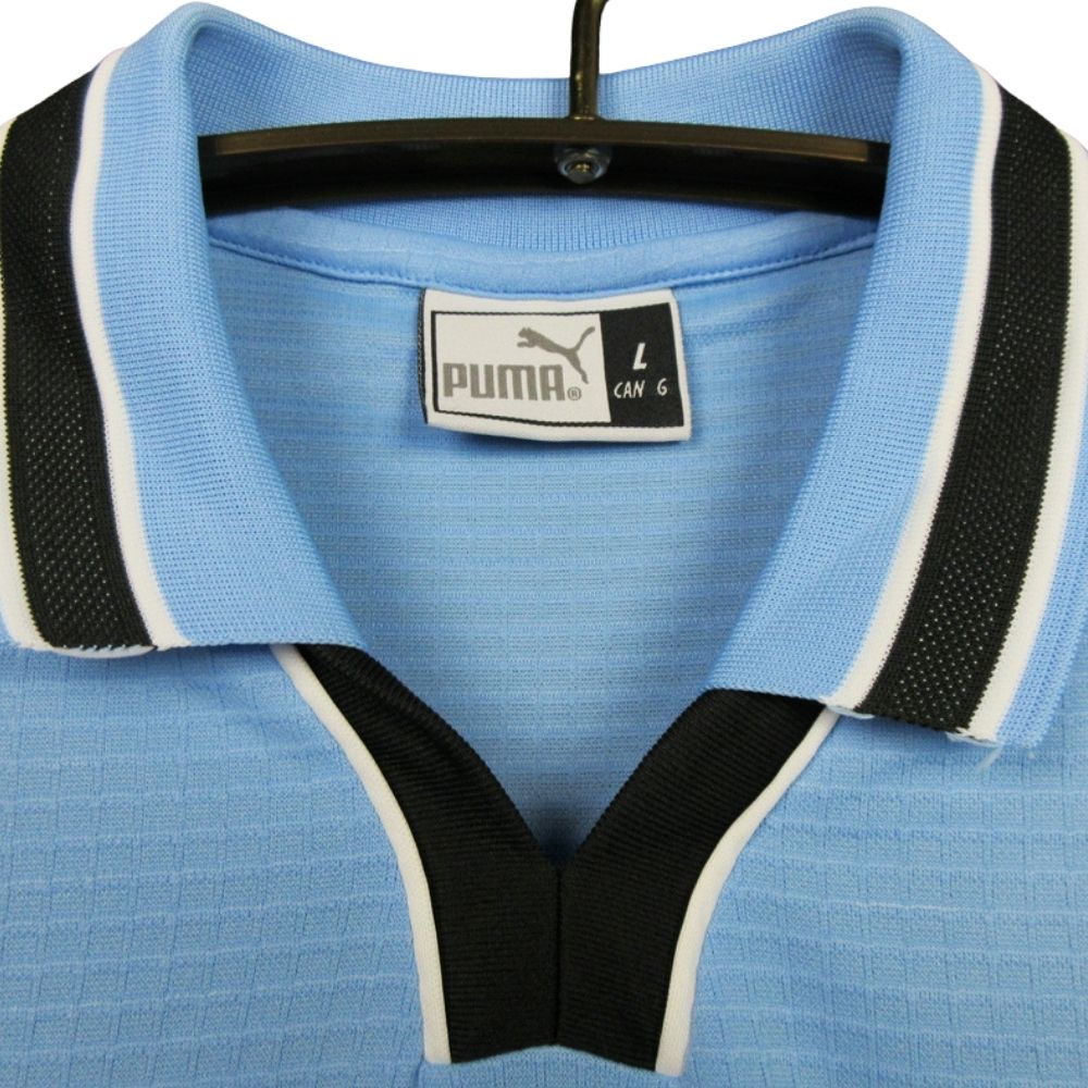 Camisa Futebol Lazio Centenary 1998-00 Home Torcedor Masculina Azul
