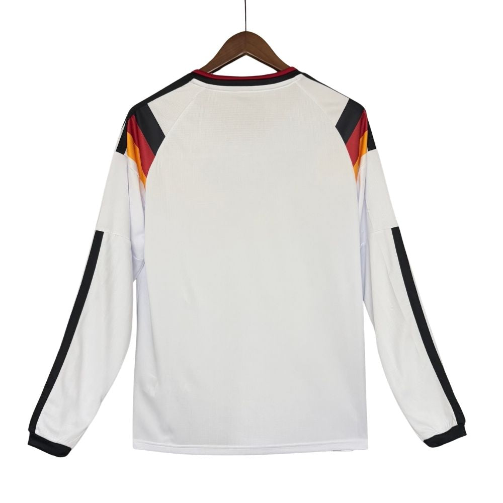 Camisa Futebol Manga Longa Alemanha I 2026 Torcedor Branca Masculina