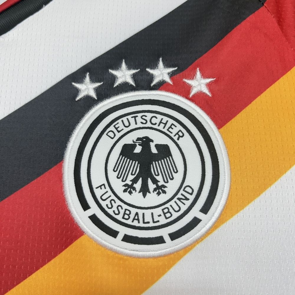 Camisa Futebol Manga Longa Alemanha I 2026 Torcedor Branca Masculina